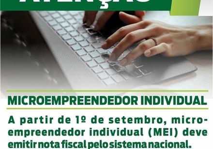 A partir de 1º de setembro, microempreendedor individual (MEI) deve emitir nota fiscal pelo sistema nacional