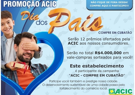 Promoção ACIC Cubatão - Dia dos Pais 2025