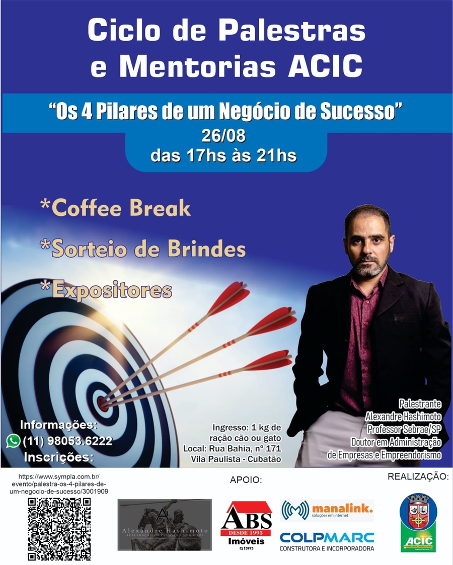 Ciclo de Palestras e Mentorias ACIC