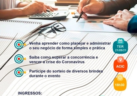 Workshop Negócio de Sucesso, na ACIC CUBATÃO