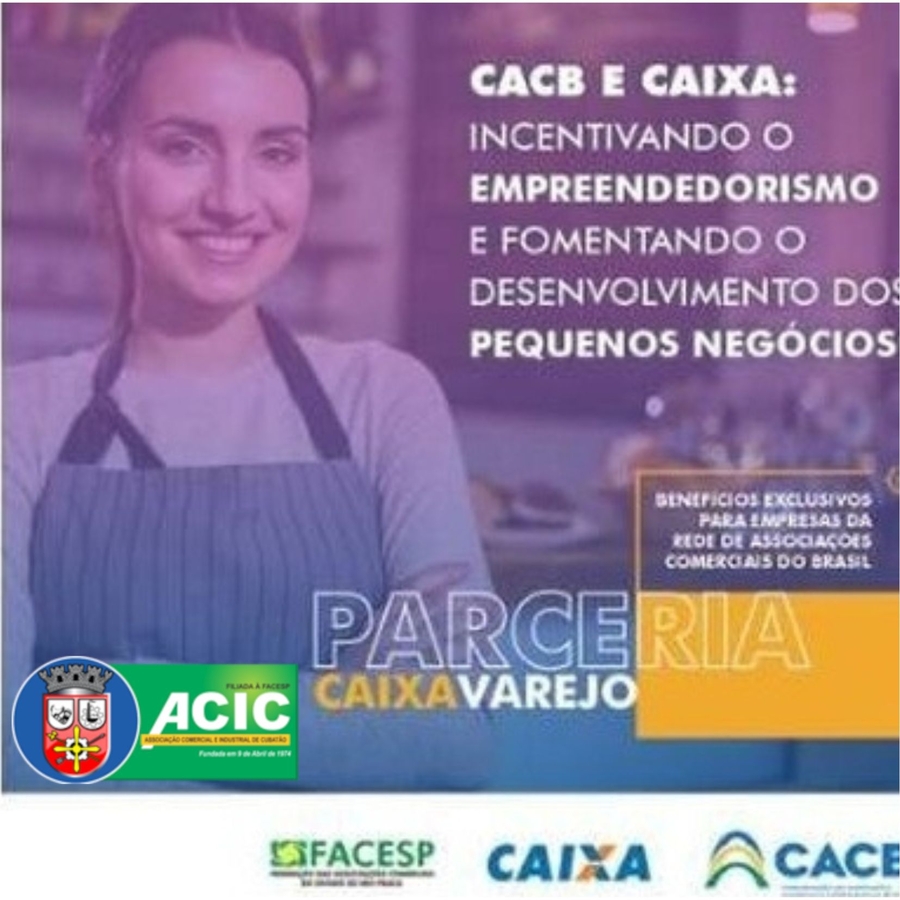 Empreendedores poderão usar linha de financiamento da CAIXA via a ACIC/Cubatão